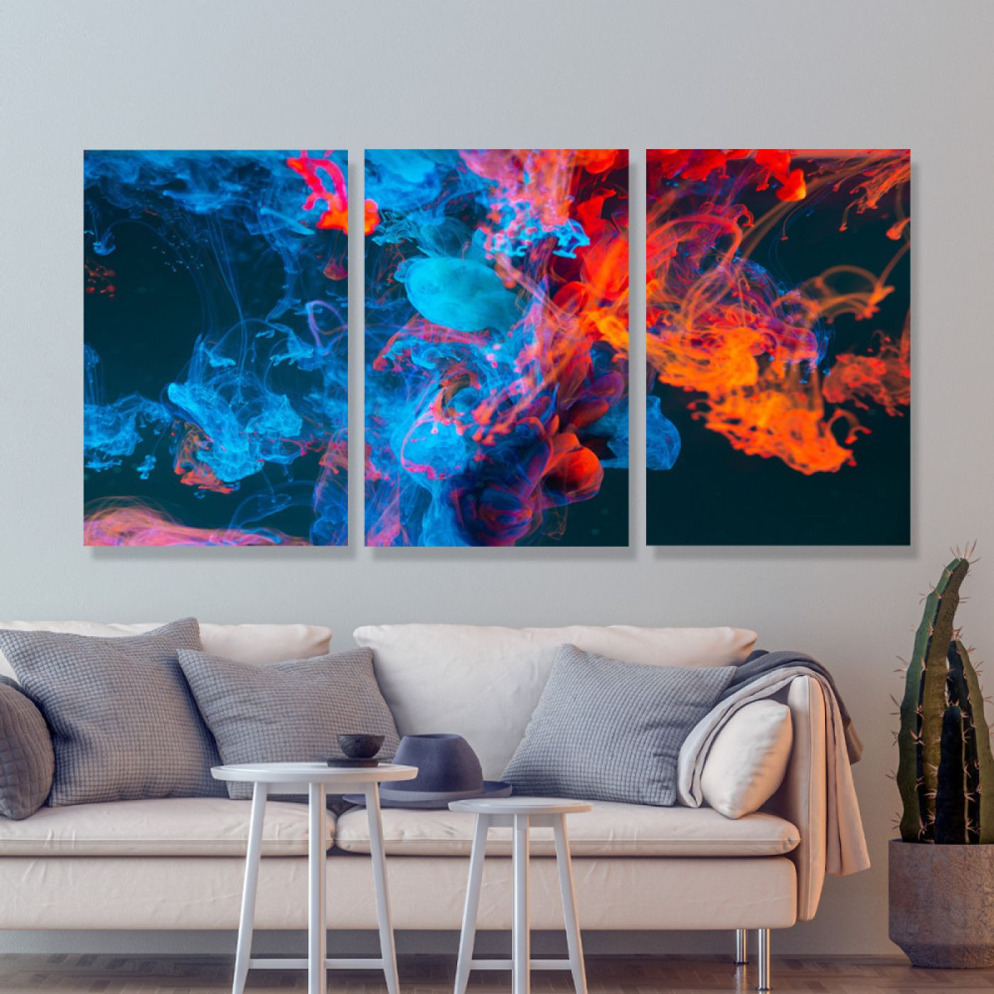 لوحة حائط خشبية لوحة الألوان - 120x60 سم - خشب ام دي اف - PH 113