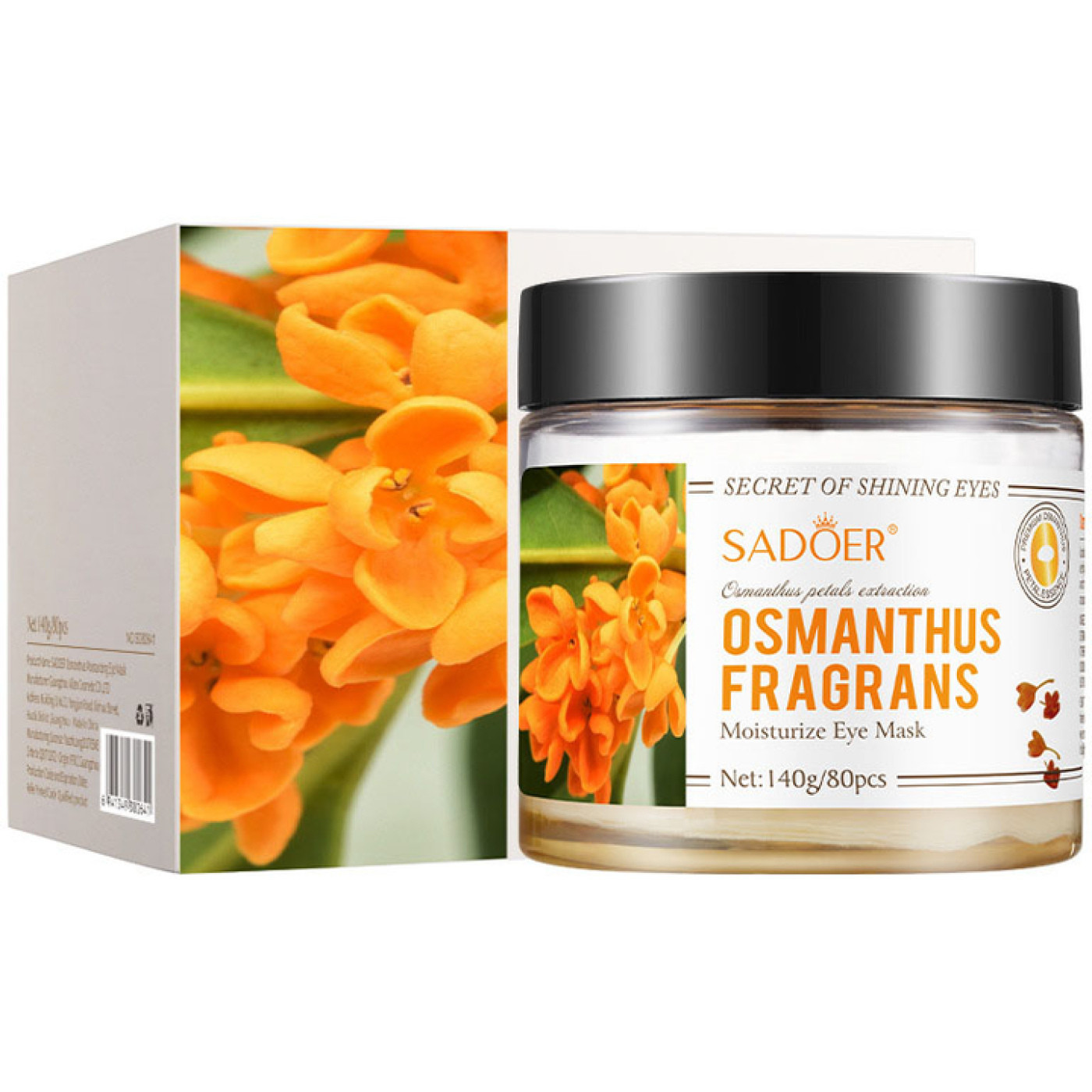 سادور قناع مرطب معطر بأوسمانثوس من أجل حول العين - 140 غرام - 80 قطعة