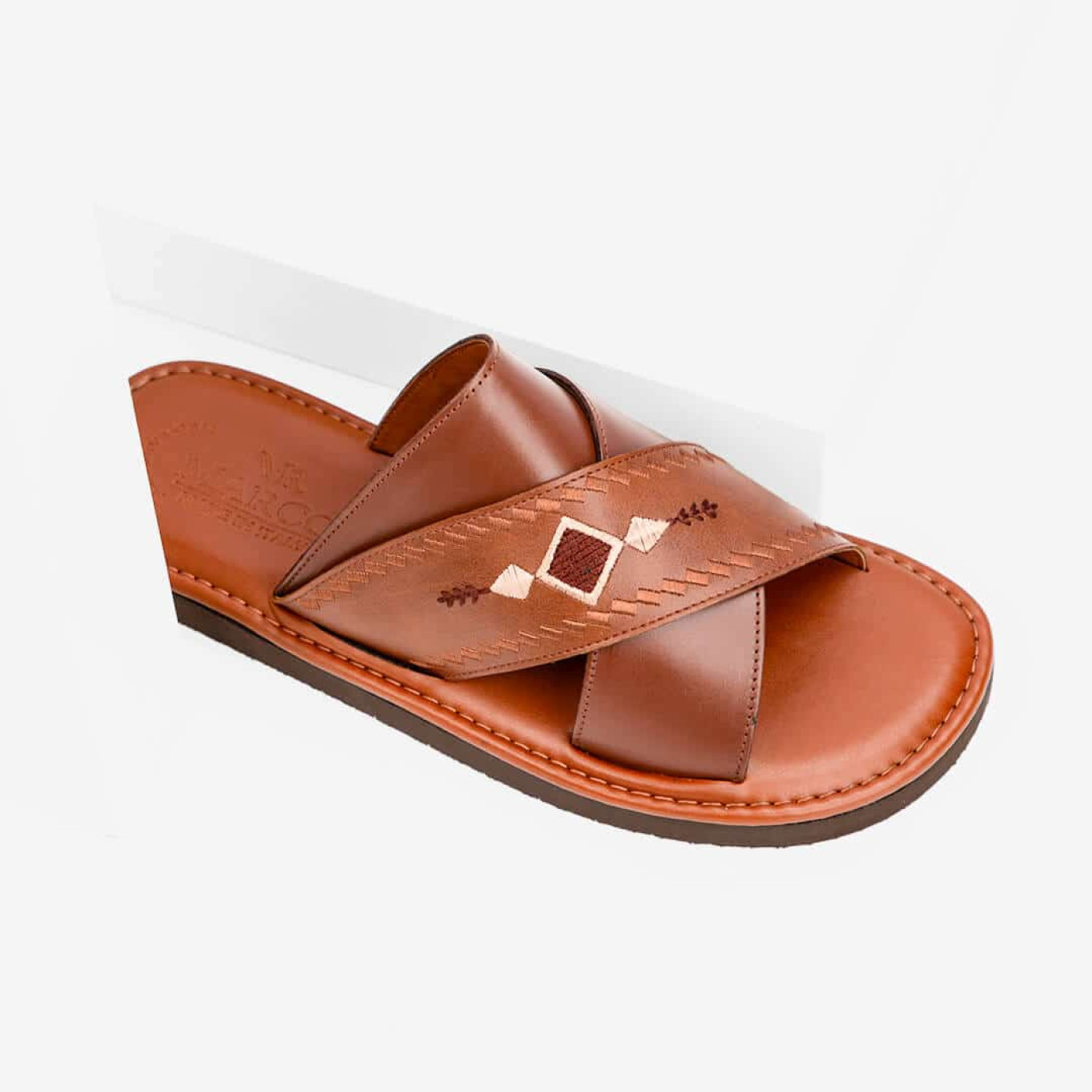 حذاء شرقي طبي إيطالي للرجال - بني - 332574