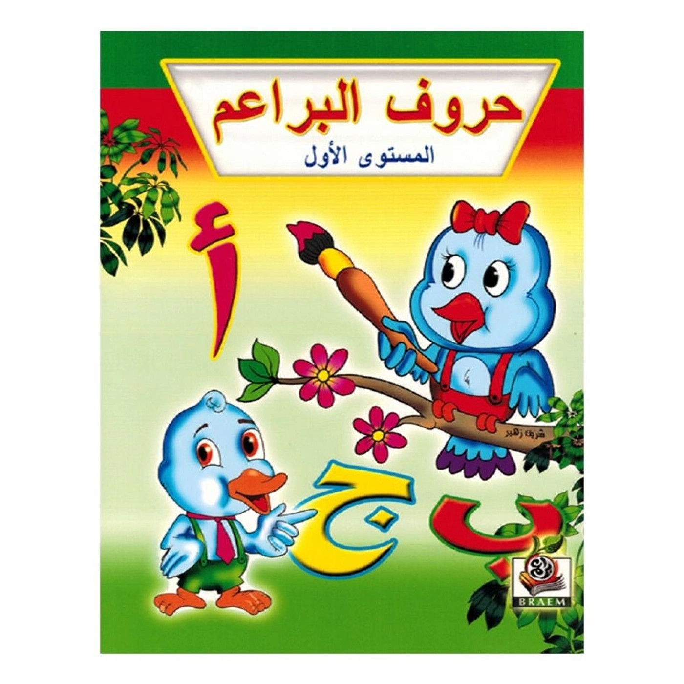 حروف البراعم المستوى الاول - متعدد الألوان - 33x24x24 سم