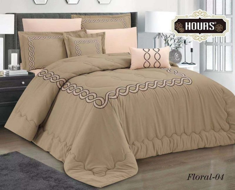 طقم لحاف أورز نفرين 8 قطع Floral-04
