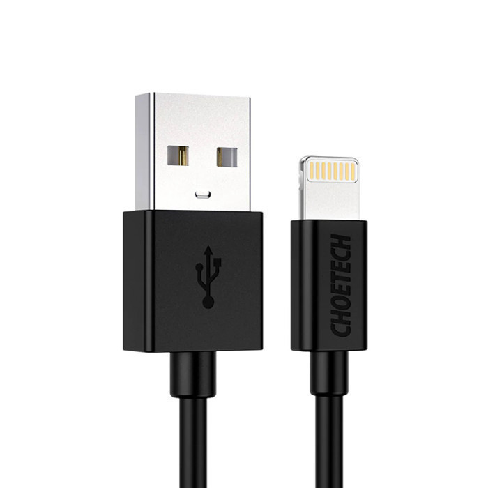 تشويتك كيبل شاحن USB الى آيفون Mfi وبطول 1.8م - أسود