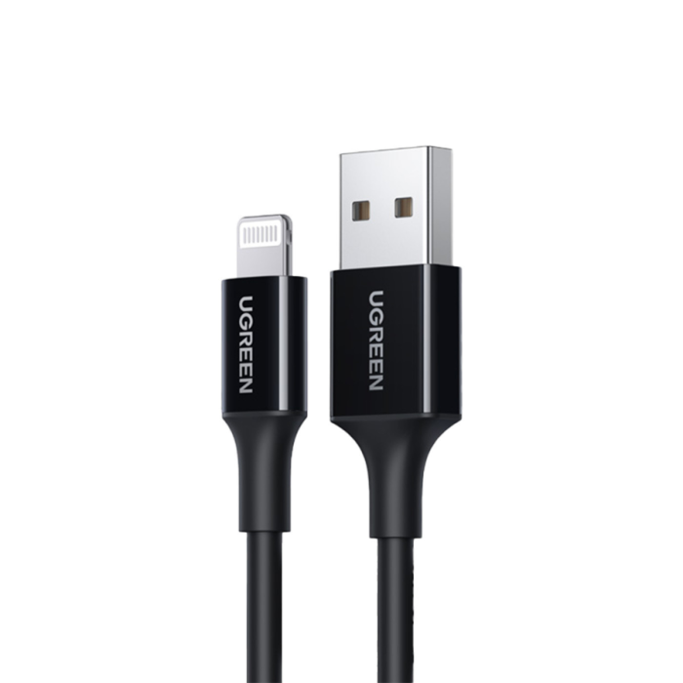 يوجرين Lightning - USB كابل شاحن ونقل بيانات - أسود