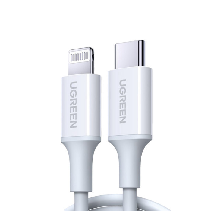 يوجرين سلك شاحن من USB-C إلى آيفون بطول 2 م - أبيض