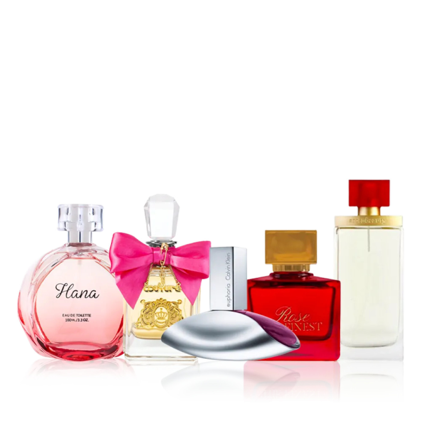 مجموعة العطور النسائيه الراقيه 5 قطع