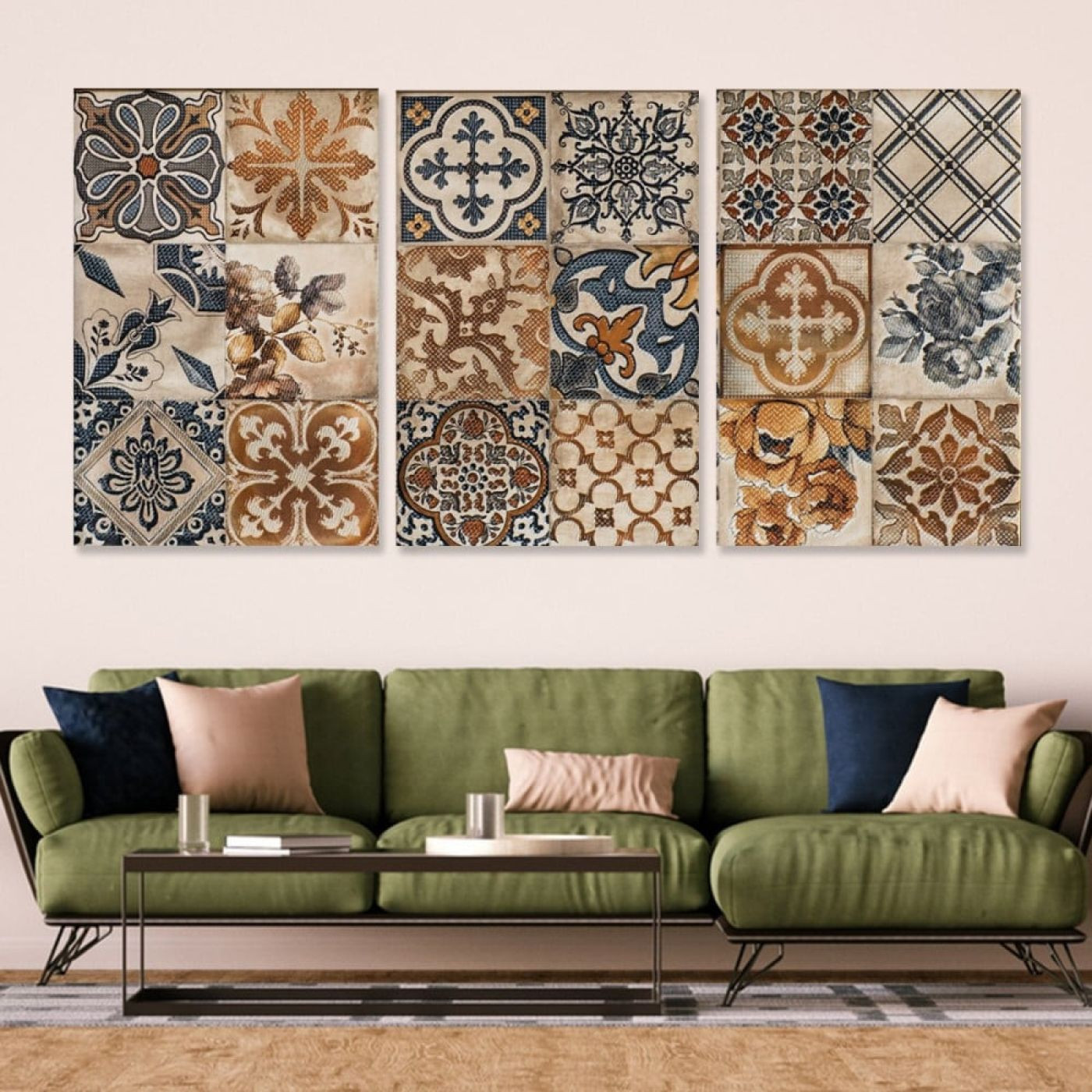 لوحة حائط خشبية تصميم شرقي - 120x60 سم - خشب ام دي اف - PH 213