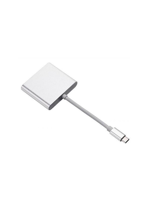 محول 4K HDMI إلى Type-C فضي
