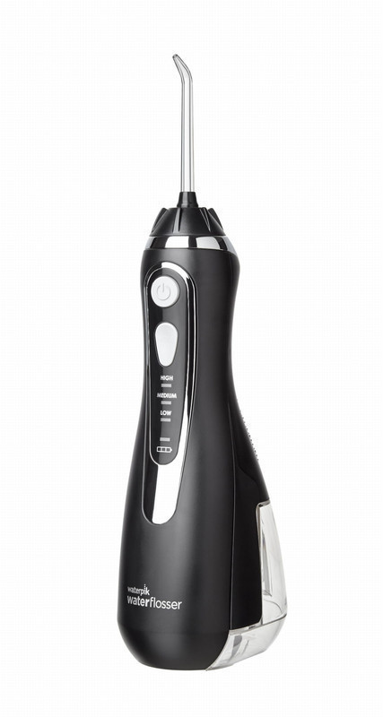 جهاز تنظيف الأسنان بالماء اللاسلكي من Waterpik, جهاز ري الفم المحمول القابل لإعادة الشحن للسفر والمنزل - مقبس كابل 3 سنون - Wp-562Me