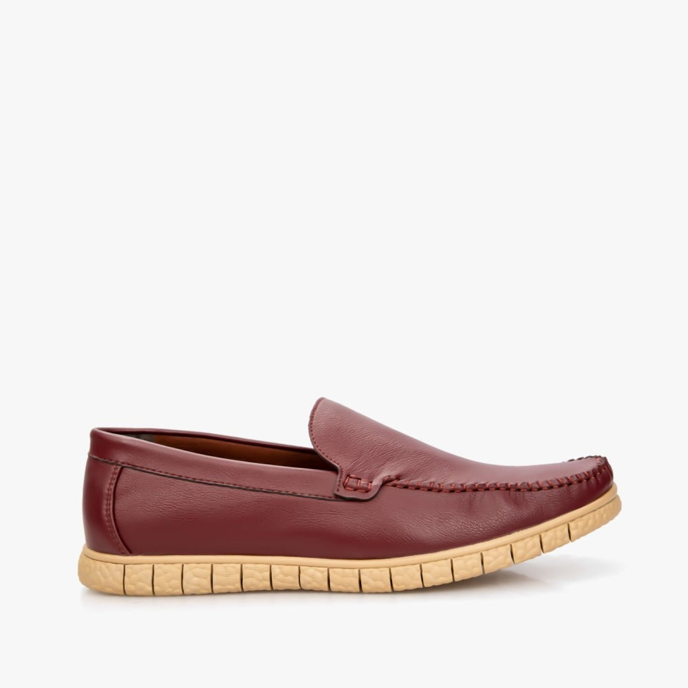 نياشين حذاء رسمي طبي للرجال - خمري - L015-wine