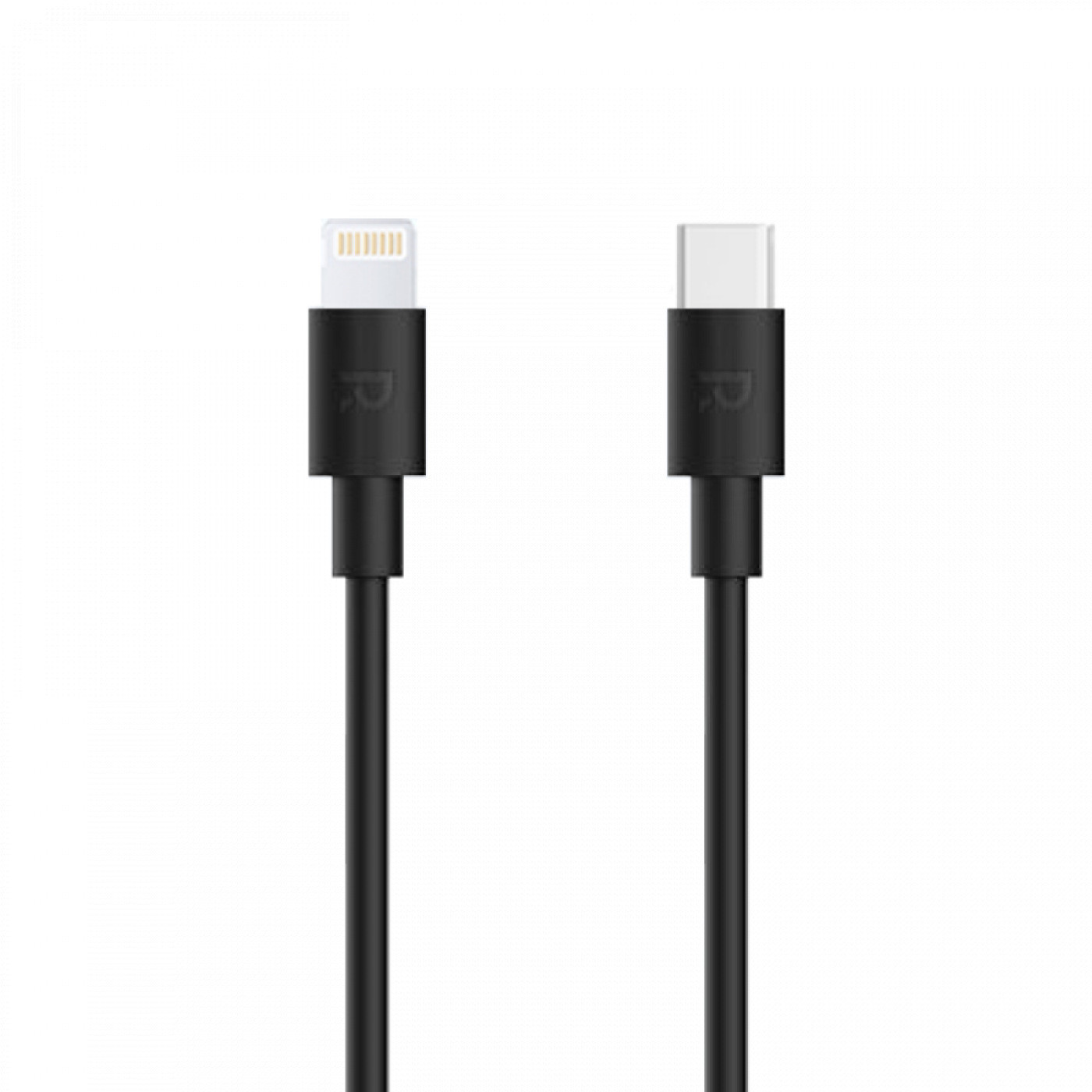 راف باور كابل Type-C الى Lightning - بطول 0.3 متر - أسود