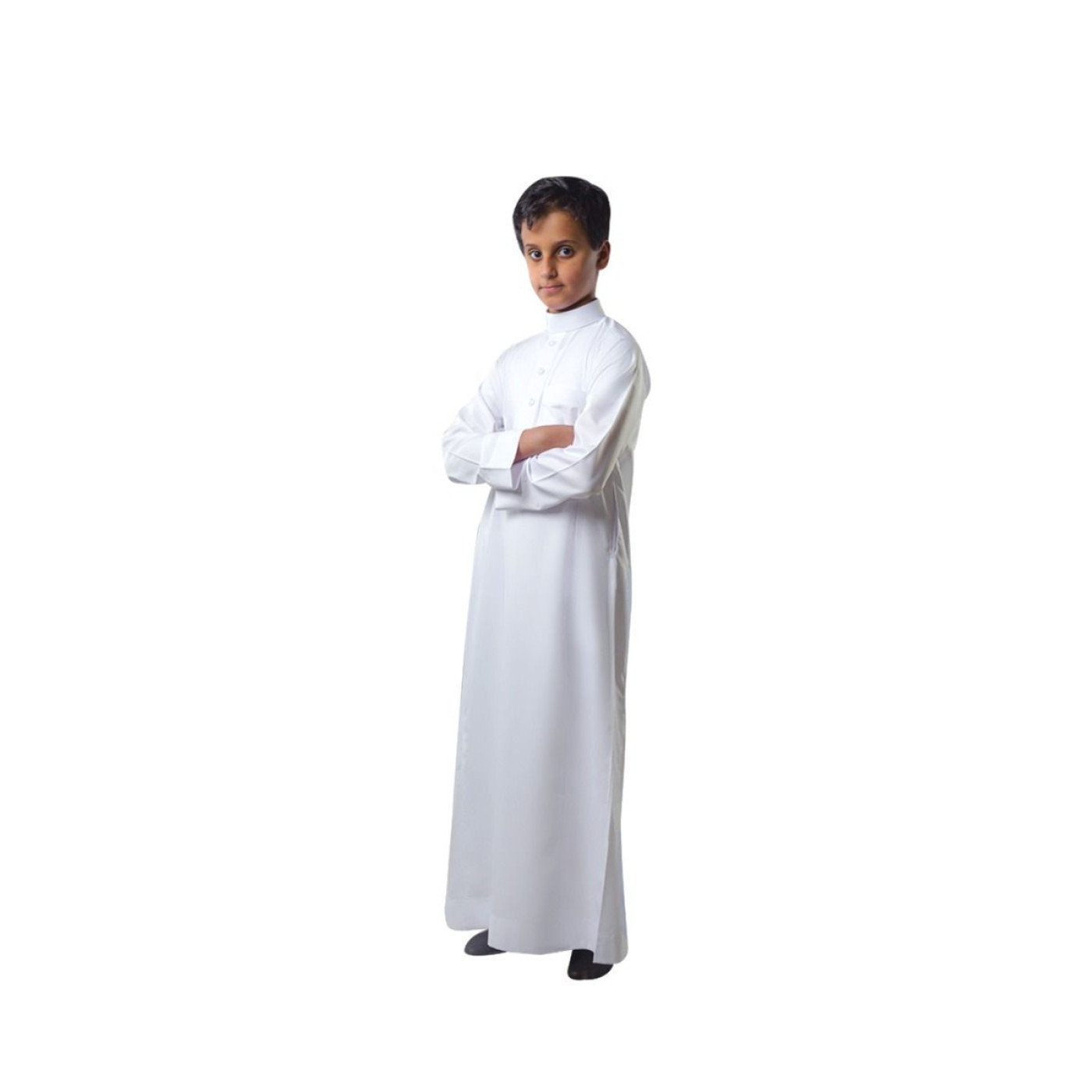 الاصيل ثوب شبابي من القطن - أصفر