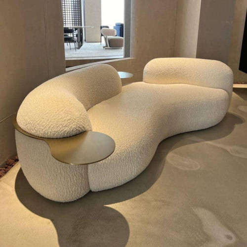 الهوم كنبة بوكليه 3 مقاعد - 300x85x85 سم - بيج - 110111196