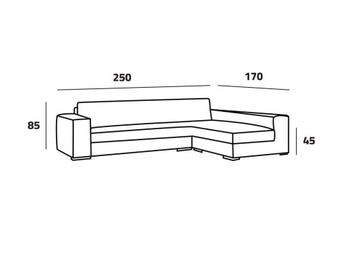 أريكة ألهوم أنيقة على شكل حرف L من الكتان باللون الأزرق الداكن، مقاس 90x250x170x45 سم، خشب سويدي