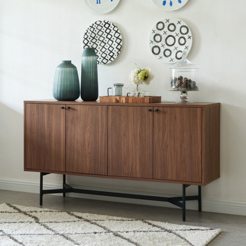 بوفيه Alhome Classic Brown MDF: أناقة خالدة لمنزلك