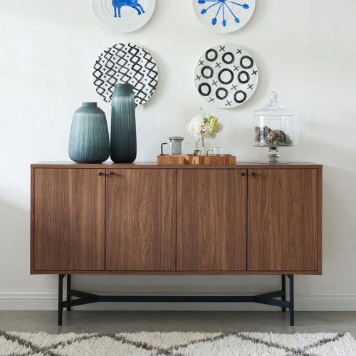 بوفيه Alhome Classic Brown MDF: أناقة خالدة لمنزلك