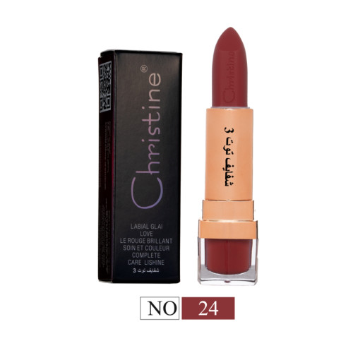 احمر الشفاه مطفي توت 3 رقم 24 من كرستين CH-020