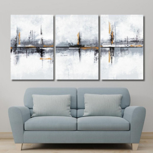 لوحة حائط بتصميم تجريدي ستارك - خشب ام دي اف - 120x60 سم - PH 266