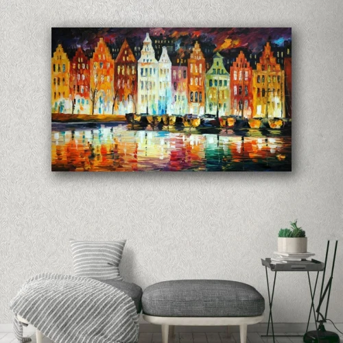 لوحة حائط ليلة الألوان - 120x80 سم - CY-W-MDF-20