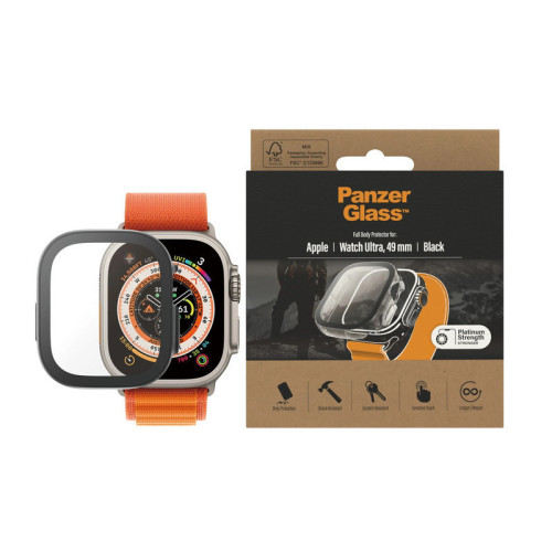 بانزر جلاس شاشة حماية لساعة ابل الترا مقاس (49 mm)
