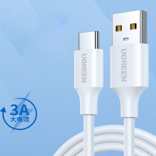 يوجرين سلك شاحن USB إلى USB|C بطول 2 م | أبيض