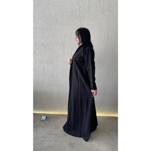 عباية باربي للنساء - أسود -02a-025