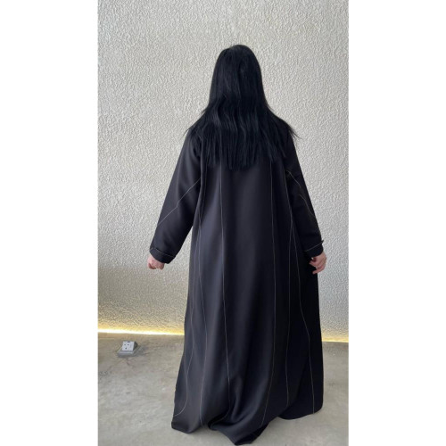 عباية باربي للنساء - أسود -02a-025