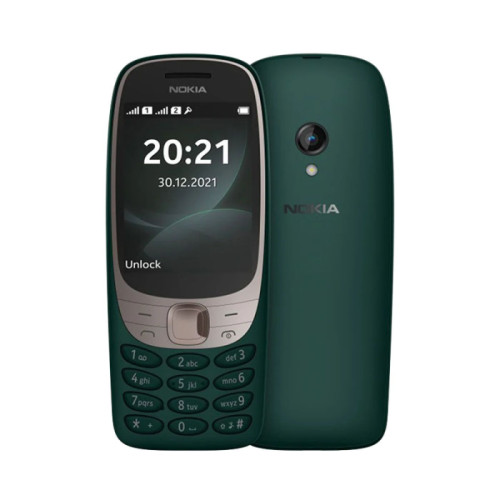 نوكيا 6310 تي أي-1400 4 ميجابايت ذاكرة داخلية - 16 ميجابايت رام -2.8 بوصة - 2G شريحتين - اسود