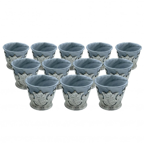 هوم فيو طقم فناجيل قهوة فاخر - 12 قطعة - VH-7510