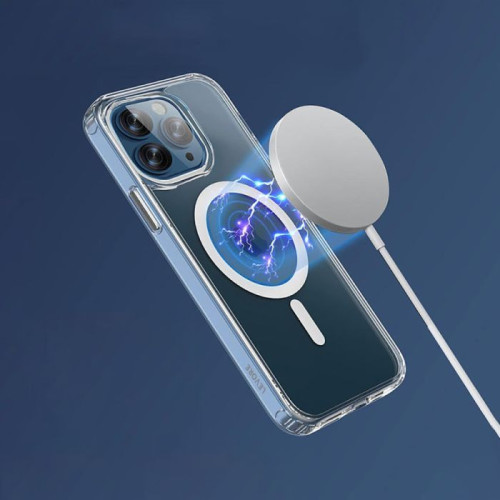 ليفوري MagSafe غطاء حماية لآيفون 14 مقاوم للصدمات والخدوش - شفاف