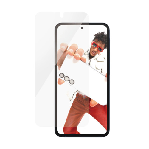 بانزر جلاس SAFE شاشة حماية لهاتف سامسونج جالاكسي A55 5G - مقاس واسع - شفاف