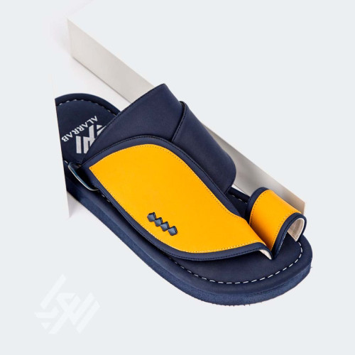 العراب حذاء شرقي وطني للرجال - كحلي - GF-219