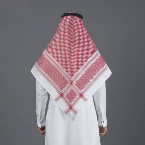 البسام شماغ بريز للرجال - أحمر - 141747