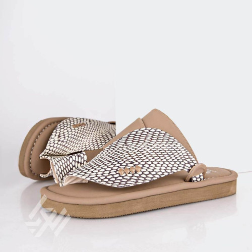 العراب حذاء شرقي بخامات إيطالية للرجال - 40 - بني - GF-235