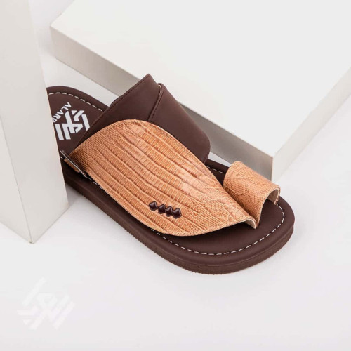 العراب حذاء شرقي إيطالي للرجال - 40 - بني - GF-255