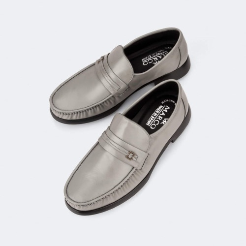 ماركو حذاء رسمي إسباني للرجال - رمادي - 404571