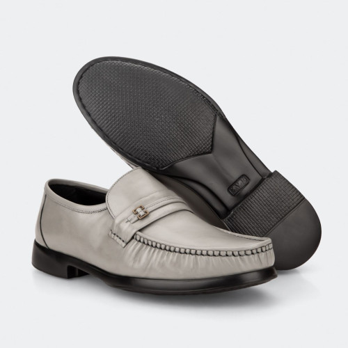 ماركو حذاء رسمي إسباني للرجال - رمادي - 404571