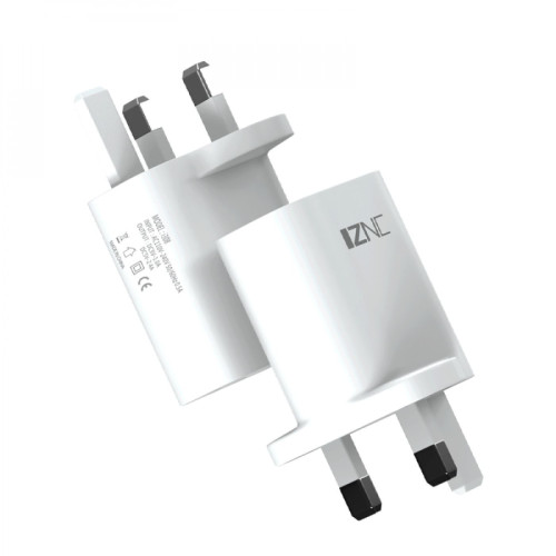 إزنك شاحن جداري - منفذ USB - أبيض