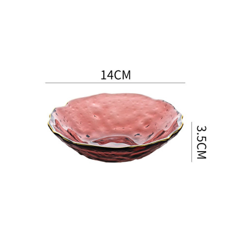 شور طبق تقديم - زجاج - 14x3.5 سم