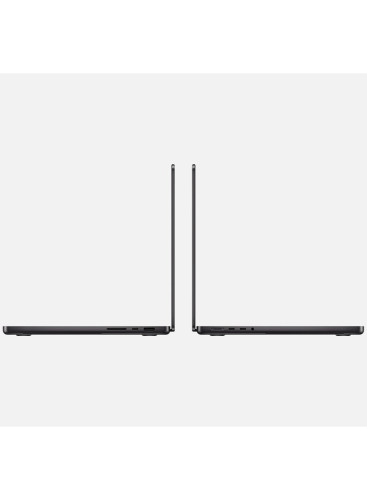 ماك بوك برو MX2J3 Liquid XDR Retina بشاشة 14 بوصة، شريحة M4 Pro، وحدة معالجة مركزية 14 نواة، معالج رسومات 20 نواة، ذاكرة وصول عشوائي 24 جيجابايت، قرص SSD 1 تيرابايت، نظام تشغيل ماك (الإنجليزية/العربية) أسود فضائي