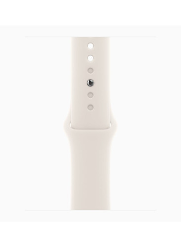 ساعة SE (2024) GPS مقاس 40 مم بهيكل من الألومنيوم Starlight مع سوار Starlight رياضي