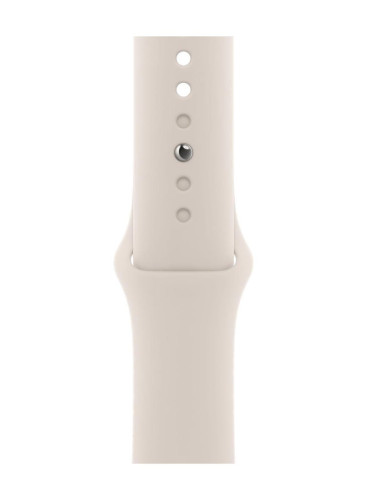 ساعة SE (2023) GPS مقاس 40 مم بهيكل من الألومنيوم Starlight مع سوار Starlight رياضي