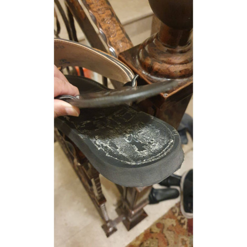 العراب حذاء شرقي بخامات إيطالية - gf-279 - برتقالي