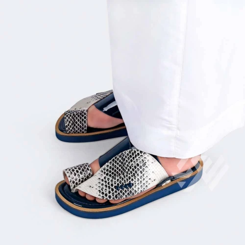 العراب نعال وطني بخامات إيطالية للرجال - كحلي - 40 - 175040