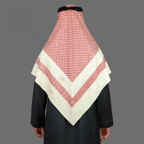 البسام شماغ ماي فير شتوي للرجال - أحمر - 279606