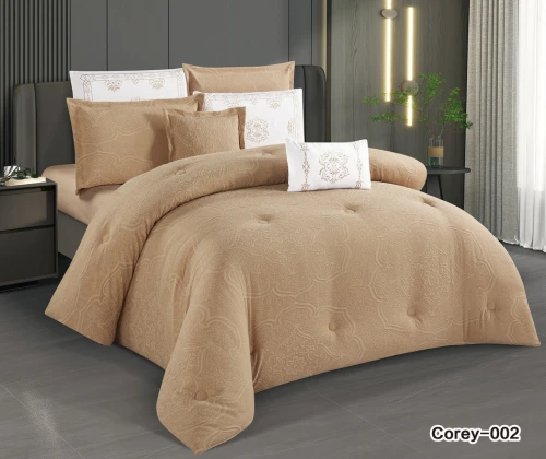 طقم لحاف من هورس 8قطع جاكار ناعم بتصميم عصري ومميز  Corey-02