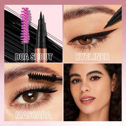 مسكرة مكثفة وكحل سايل