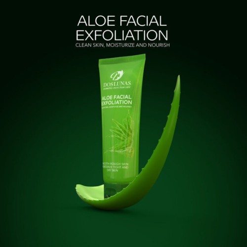 تقشير الوجه الصبار