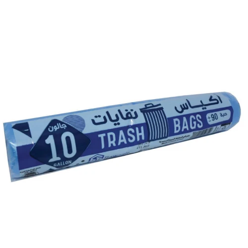 رول نفاية 10 جالون ازرق 90 حبة 4 كيلو 10 رول
