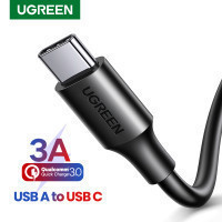 يوجرين سلك شاحن USB إلى USB|C بطول 1 م | أسود