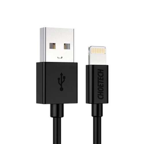 تشويتك كيبل شاحن USB الى آيفون Mfi وبطول 1.8م - أسود